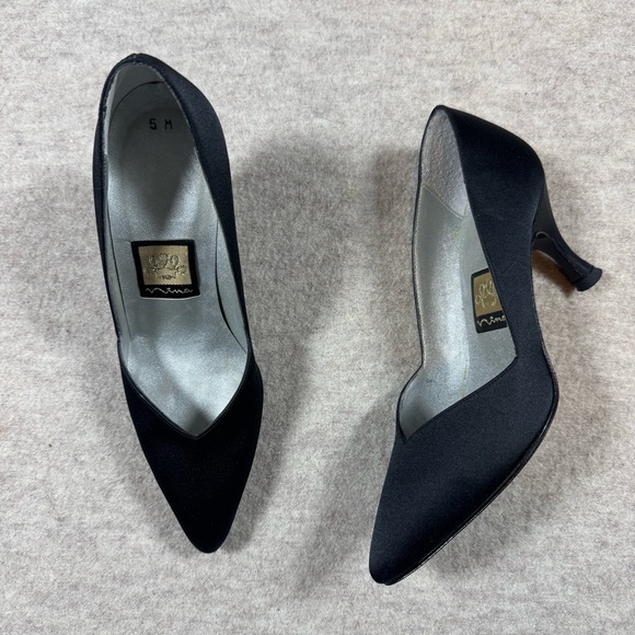 Nina Shoes - Elegant Black Women's Heels